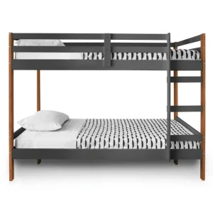Hot Letto Bunk Bed - Natural and Grey - CaringForTots - Professional Baby and Children's Products | Caring for Growth, Caring for Every Moment
