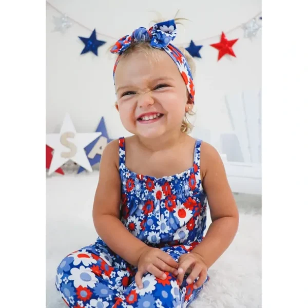 Cheap Liberty Blooms Dream Smocked Jumpsuit - CaringForTots - Professional Baby and Children's Products | Caring for Growth, Caring for Every Moment