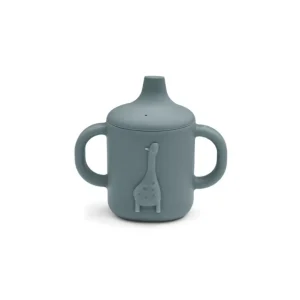 Store Liewood Amelio Sippy Cup - Whale Blue - CaringForTots - Professional Baby and Children's Products | Caring for Growth, Caring for Every Moment