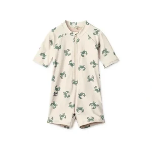 Shop Liewood Max Printed Swim Jumpsuit - Crab - Sandy - CaringForTots - Professional Baby and Children's Products | Caring for Growth, Caring for Every Moment