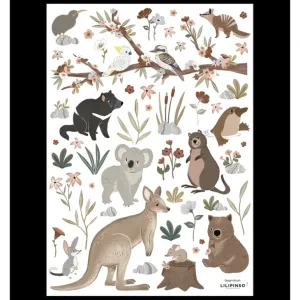 Best Lilydale - Wall Decals Murals - Animals Of Australia - CaringForTots - Professional Baby and Children's Products | Caring for Growth, Caring for Every Moment