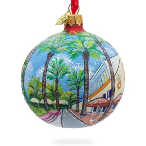 Cheap Lincoln Road, Miami, Florida, Usa Glass Ball Christmas Ornament 3.25 Inches - CaringForTots - Professional Baby and Children's Products | Caring for Growth, Caring for Every Moment