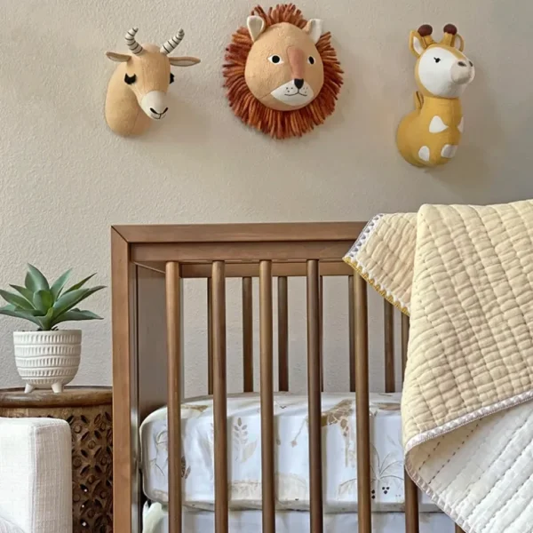 Discount Lion Plush Head Wall Decor - CaringForTots - Professional Baby and Children's Products | Caring for Growth, Caring for Every Moment