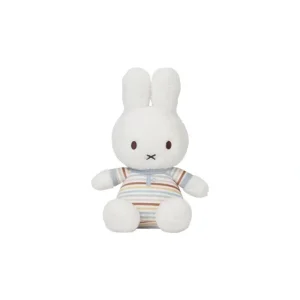 Clearance Little Dutch Miffy Soft Toy 25cm - Vintage Sunny Stripes - CaringForTots - Professional Baby and Children's Products | Caring for Growth, Caring for Every Moment