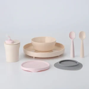 Best Little Foodie Meal Set - Vanilla + Cotton Candy - CaringForTots - Professional Baby and Children's Products | Caring for Growth, Caring for Every Moment