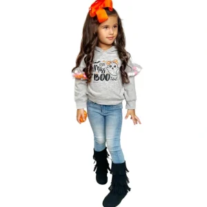 Store Little Miss Boo-tiful Long Sleeve Hooded Top - CaringForTots - Professional Baby and Children's Products | Caring for Growth, Caring for Every Moment