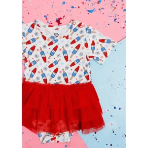 Online Little Miss Firecracker Dream Tutu Bodysuit Dress - CaringForTots - Professional Baby and Children's Products | Caring for Growth, Caring for Every Moment