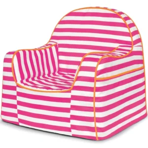 Sale Little Reader Chair - Stripes Pink - CaringForTots - Professional Baby and Children's Products | Caring for Growth, Caring for Every Moment