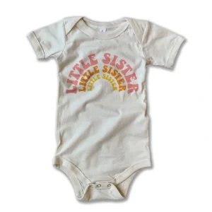 Flash Sale Little Sister Onesie - CaringForTots - Professional Baby and Children's Products | Caring for Growth, Caring for Every Moment
