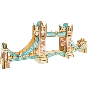 Flash Sale London Tower Bridge Model Kit - Wooden Laser-cut 3d Puzzle (105 Pcs) - CaringForTots - Professional Baby and Children's Products | Caring for Growth, Caring for Every Moment