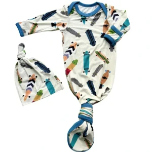 Cheap Longboard Gown & Hat - CaringForTots - Professional Baby and Children's Products | Caring for Growth, Caring for Every Moment