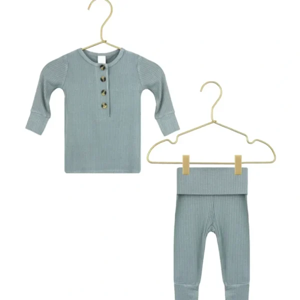 New Lou Lou Company Ford Ribbed Top, Bottoms + Hat Set - CaringForTots - Professional Baby and Children's Products | Caring for Growth, Caring for Every Moment