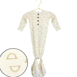 Fashion Lou Lou Company Golden Knotted Gown - CaringForTots - Professional Baby and Children's Products | Caring for Growth, Caring for Every Moment