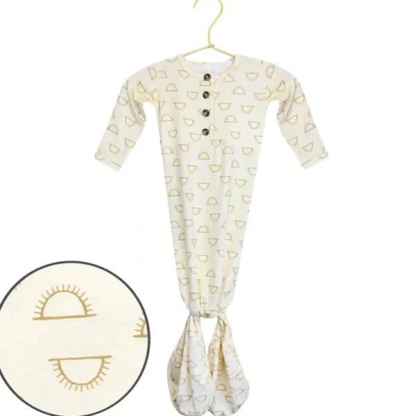 Fashion Lou Lou Company Golden Knotted Gown - CaringForTots - Professional Baby and Children's Products | Caring for Growth, Caring for Every Moment