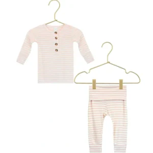 Shop Lou Lou Company Harper Ribbed Top, Bottoms + Headband Set - CaringForTots - Professional Baby and Children's Products | Caring for Growth, Caring for Every Moment