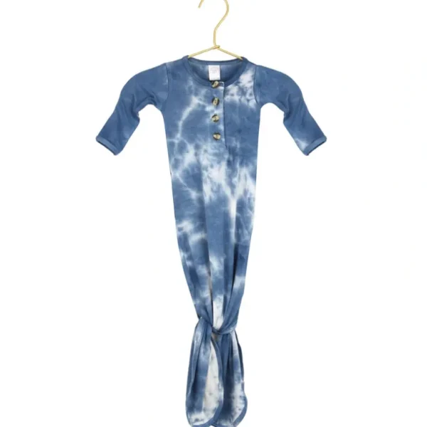 Outlet Lou Lou Company Heath Knotted Gown - CaringForTots - Professional Baby and Children's Products | Caring for Growth, Caring for Every Moment