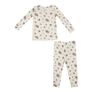 Store L/s Loungewear Set - Misty Rose Floral - CaringForTots - Professional Baby and Children's Products | Caring for Growth, Caring for Every Moment