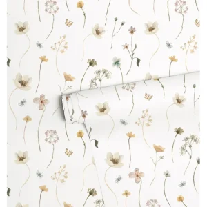 Hot Mademoiselle - Children's Wallpaper - May Flower Motif - CaringForTots - Professional Baby and Children's Products | Caring for Growth, Caring for Every Moment