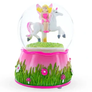 Clearance Magical Fairytale Ride: Unicorn Carousel With Fairy - Musical Water Snow Globe - CaringForTots - Professional Baby and Children's Products | Caring for Growth, Caring for Every Moment