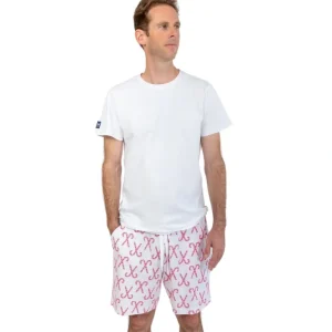 Clearance Men's Candy Cane Sleep Shorts - CaringForTots - Professional Baby and Children's Products | Caring for Growth, Caring for Every Moment