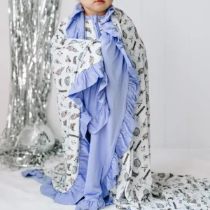 Best Midnight Magic Dream Ruffle Blanket - CaringForTots - Professional Baby and Children's Products | Caring for Growth, Caring for Every Moment
