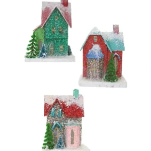 New Mini & Bright Glitter Houses, Set Of 3 - CaringForTots - Professional Baby and Children's Products | Caring for Growth, Caring for Every Moment