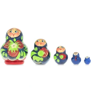 Shop All | 5 Miniature Strawberry Dress Nesting Dolls 1.75 Inches - CaringForTots - Professional Baby and Children's Products | Caring for Growth, Caring for Every Moment