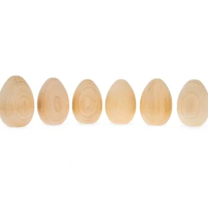 Shop All | 6 Miniature Unfinished Blank Wooden Eggs 2 Inches - CaringForTots - Professional Baby and Children's Products | Caring for Growth, Caring for Every Moment