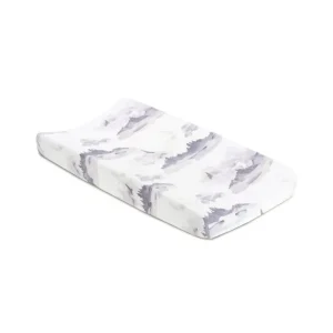 Sale Misty Mountain Jersey Changing Pad Cover - CaringForTots - Professional Baby and Children's Products | Caring for Growth, Caring for Every Moment
