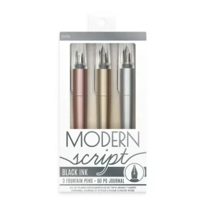Sale Modern Script Fountain Pens and Journal - CaringForTots - Professional Baby and Children's Products | Caring for Growth, Caring for Every Moment