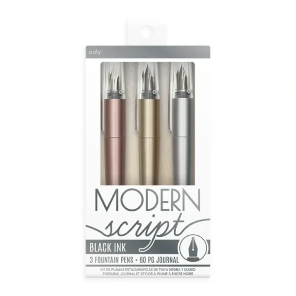 Sale Modern Script Fountain Pens and Journal - CaringForTots - Professional Baby and Children's Products | Caring for Growth, Caring for Every Moment