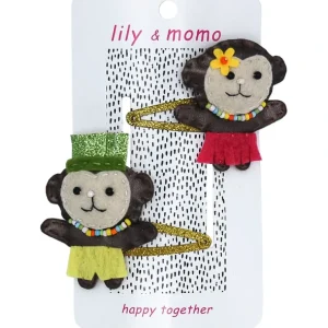Hot Monkey Friends Hair Clips - CaringForTots - Professional Baby and Children's Products | Caring for Growth, Caring for Every Moment