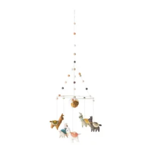 Flash Sale Multicolor Llama Mobile - CaringForTots - Professional Baby and Children's Products | Caring for Growth, Caring for Every Moment