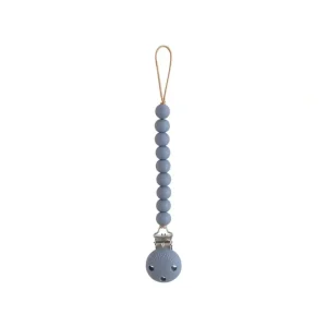 Fashion Mushie Hera Pacifier Clip - Tradewinds - CaringForTots - Professional Baby and Children's Products | Caring for Growth, Caring for Every Moment