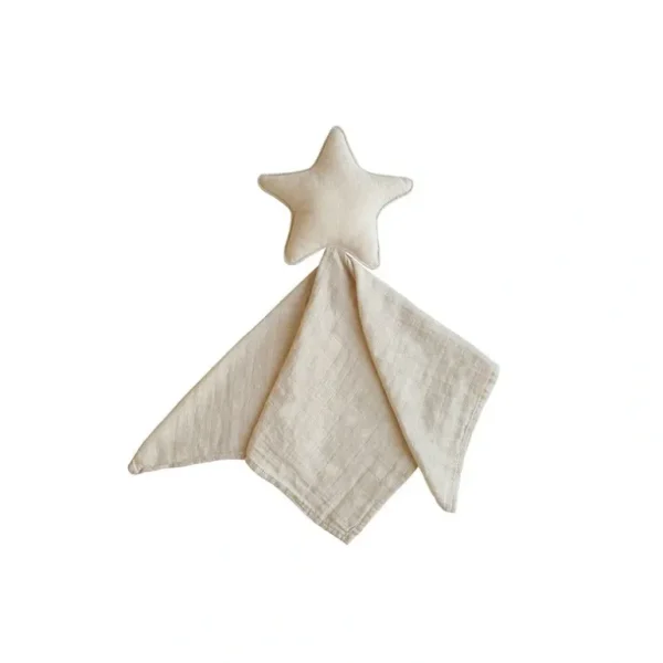 Hot Mushie Lovey Blanket - Star/Fog - CaringForTots - Professional Baby and Children's Products | Caring for Growth, Caring for Every Moment