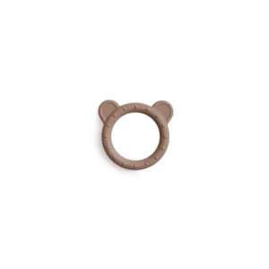 Discount Mushie Teether - Bear - Natural - CaringForTots - Professional Baby and Children's Products | Caring for Growth, Caring for Every Moment