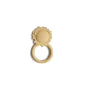 Discount Mushie Teether - Lion - Soft Yellow - CaringForTots - Professional Baby and Children's Products | Caring for Growth, Caring for Every Moment