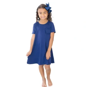 Store Navy T-shirt Dress - CaringForTots - Professional Baby and Children's Products | Caring for Growth, Caring for Every Moment