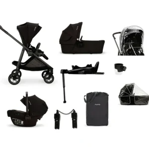 Flash Sale Nuna SWIV Stroller + PIPA NEXT Travel System - Caviar - CaringForTots - Professional Baby and Children's Products | Caring for Growth, Caring for Every Moment