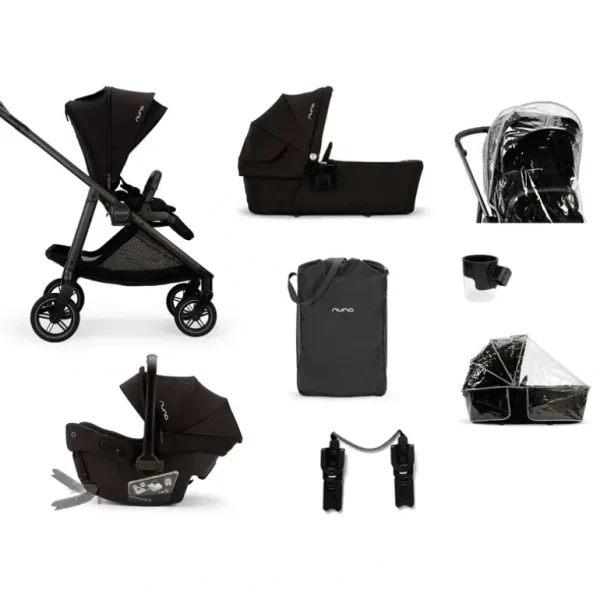 Clearance Nuna SWIV Stroller + PIPA URBN Travel System - Caviar - CaringForTots - Professional Baby and Children's Products | Caring for Growth, Caring for Every Moment