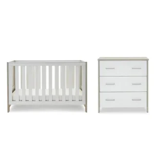 Fashion Obaby Nika 2 Piece Room Set - Grey Wash + White - CaringForTots - Professional Baby and Children's Products | Caring for Growth, Caring for Every Moment