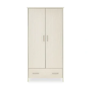 Best Obaby Nika Double Wardrobe - Oatmeal - CaringForTots - Professional Baby and Children's Products | Caring for Growth, Caring for Every Moment