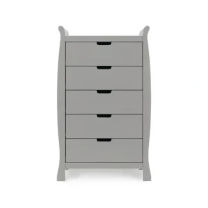 Cheap Obaby Stamford Tall Chest Of Drawers - Warm Grey - CaringForTots - Professional Baby and Children's Products | Caring for Growth, Caring for Every Moment