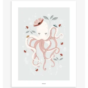 Discount Ocean Field - Children's Poster - The Octopus - CaringForTots - Professional Baby and Children's Products | Caring for Growth, Caring for Every Moment