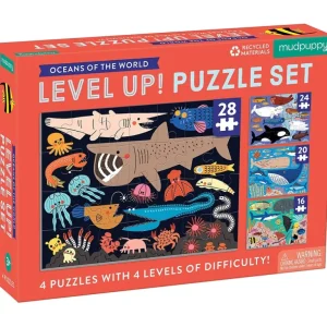 Best Oceans of The World Level Up! Puzzle Set - CaringForTots - Professional Baby and Children's Products | Caring for Growth, Caring for Every Moment