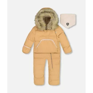 Hot One Piece Baby Hooded Snowsuit Doe Designed For Car Seat by Deux par Deux - CaringForTots - Professional Baby and Children's Products | Caring for Growth, Caring for Every Moment