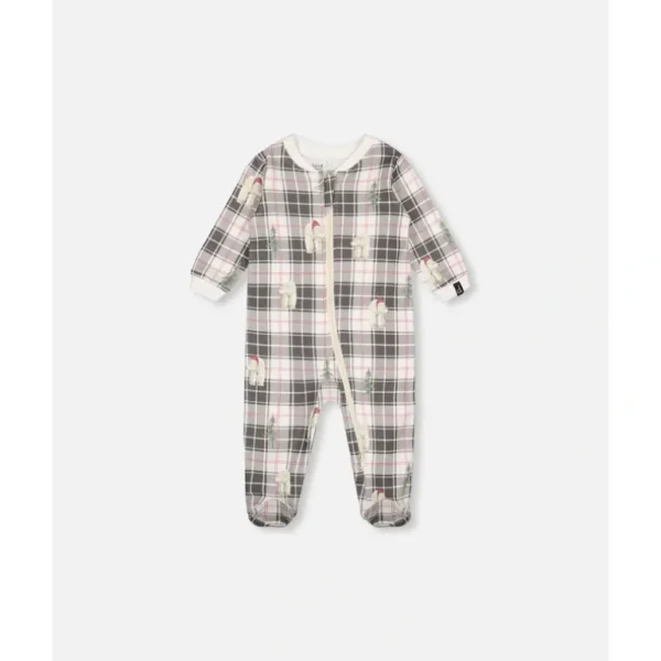 Flash Sale Organic Cotton Baby Christmas Family One Piece Printed Polar Bear Pajama Set - CaringForTots - Professional Baby and Children's Products | Caring for Growth, Caring for Every Moment