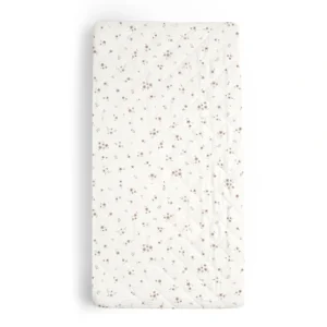 Sale Organic Cotton Changing Pad Cover - Bloom - CaringForTots - Professional Baby and Children's Products | Caring for Growth, Caring for Every Moment