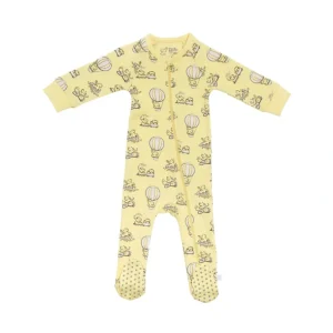 Cheap Organic Cotton Footed Sleeper - Lil' Explorer - CaringForTots - Professional Baby and Children's Products | Caring for Growth, Caring for Every Moment