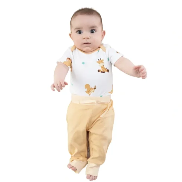 Hot Organic Cotton Joy Bodysuit - The Animal Kingdom - CaringForTots - Professional Baby and Children's Products | Caring for Growth, Caring for Every Moment